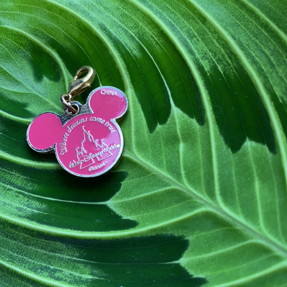 Mickey Mouse Shape Disney keychain charm